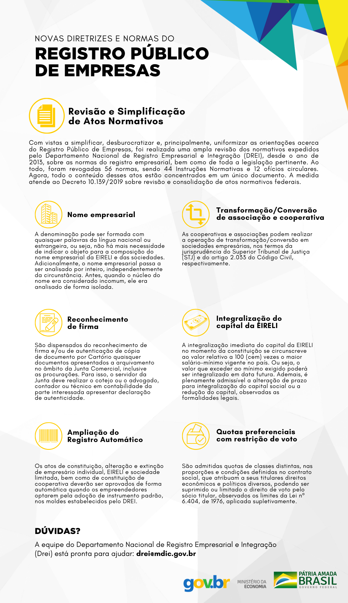 Read more about the article Registro Público de Empresas é simplificado em único ato normativo