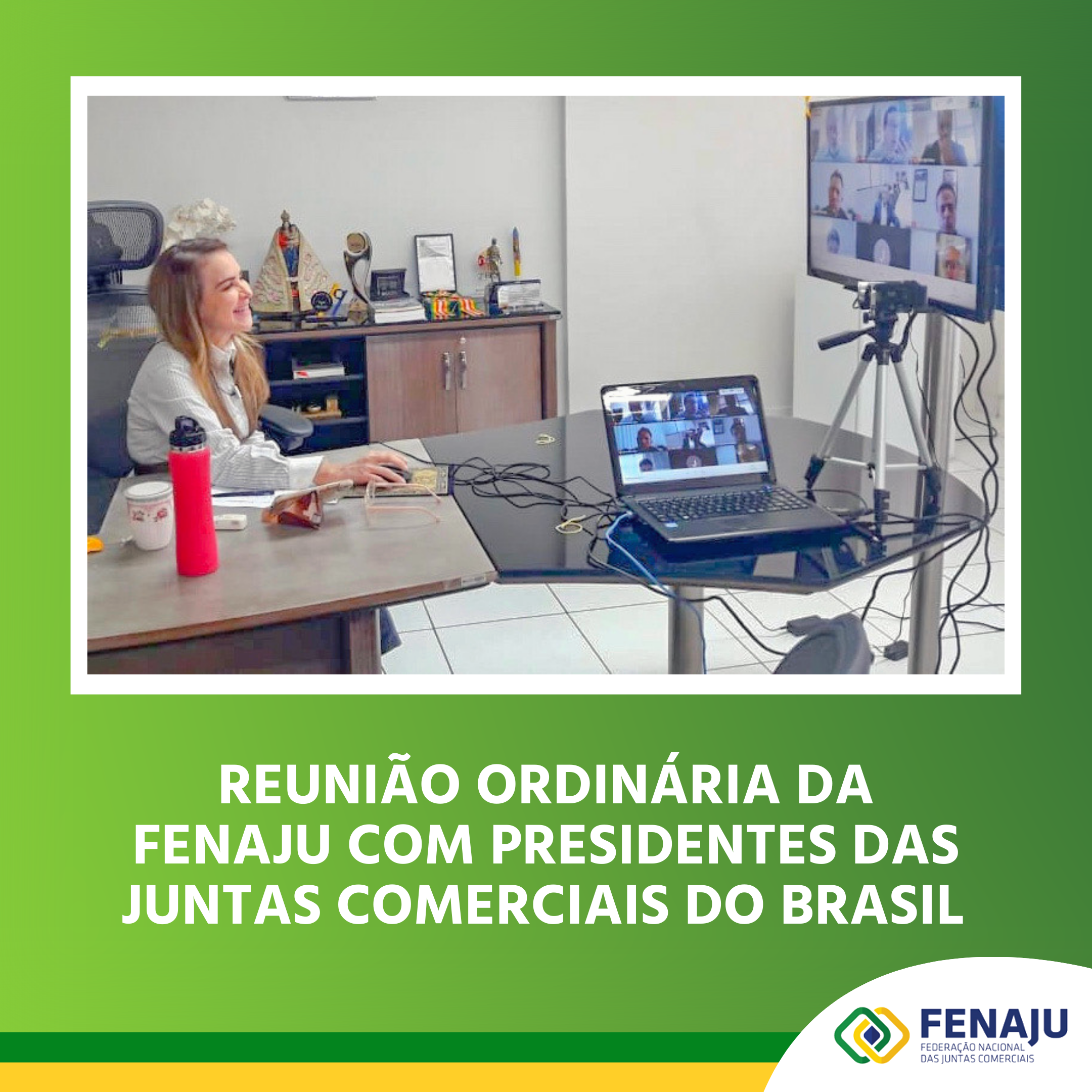 Read more about the article Reunião ordinária da FENAJU com presidentes das Juntas Comerciais do Brasil