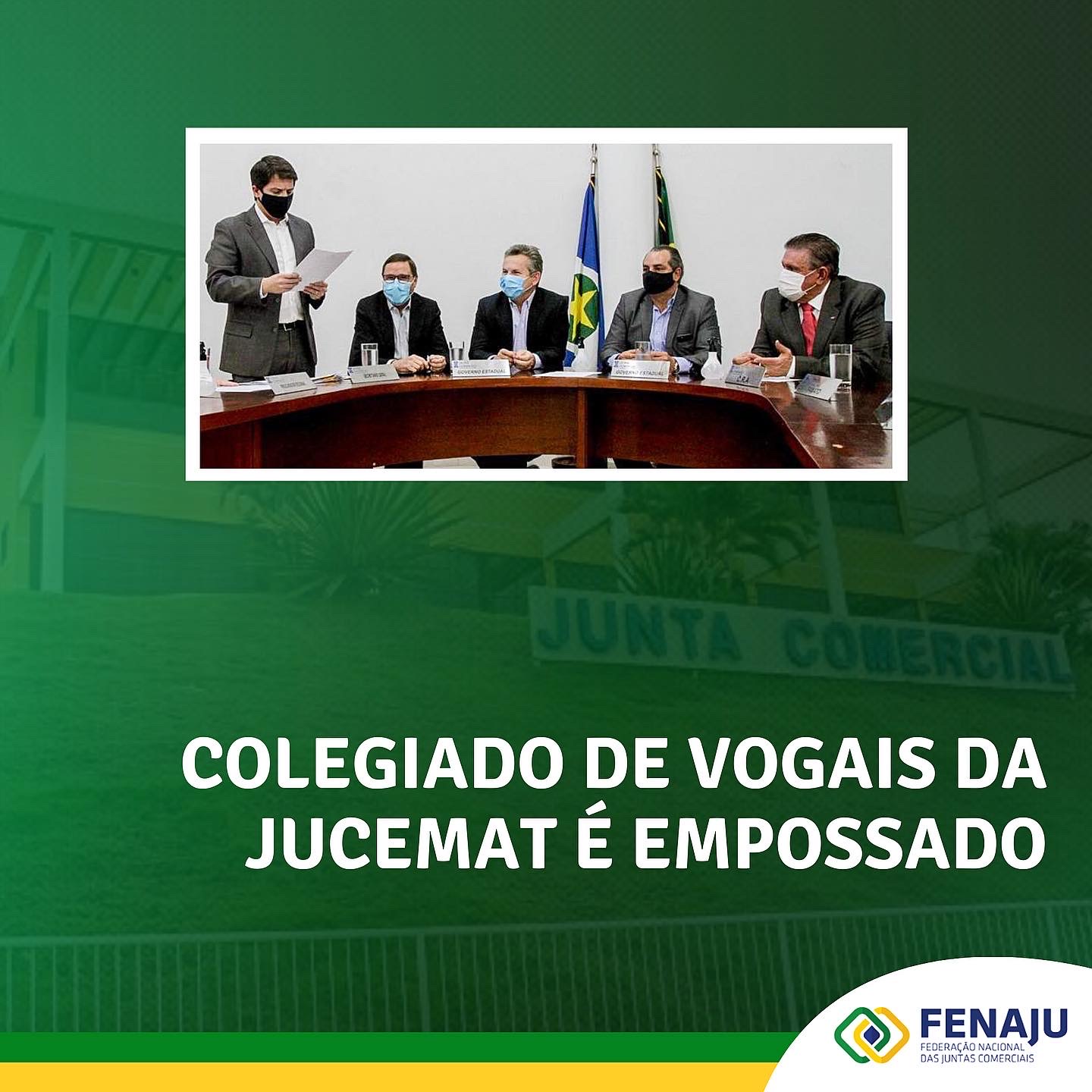 Read more about the article Colegiado de Vogais da JUCEMAT é empossado