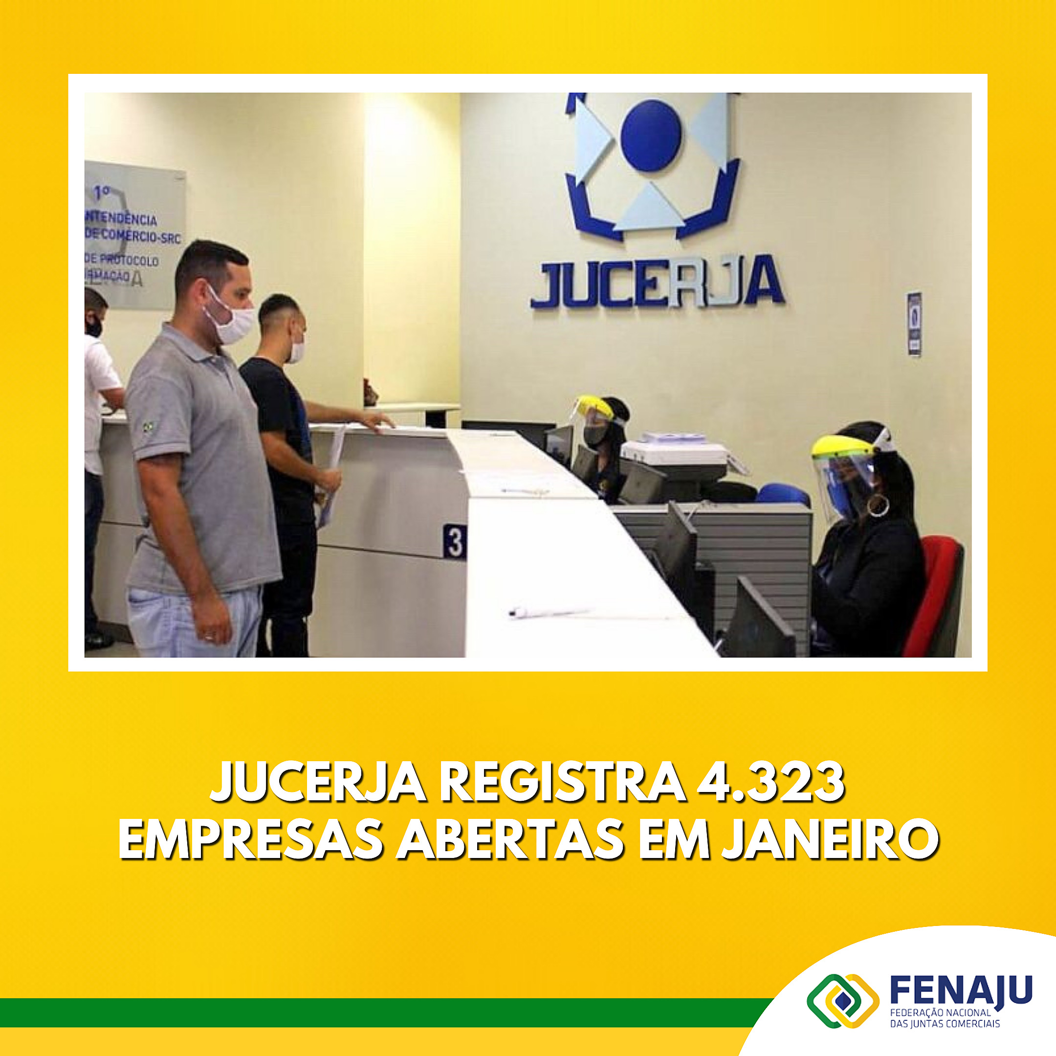 Read more about the article JUCERJA registra 4.323 empresas abertas em janeiro