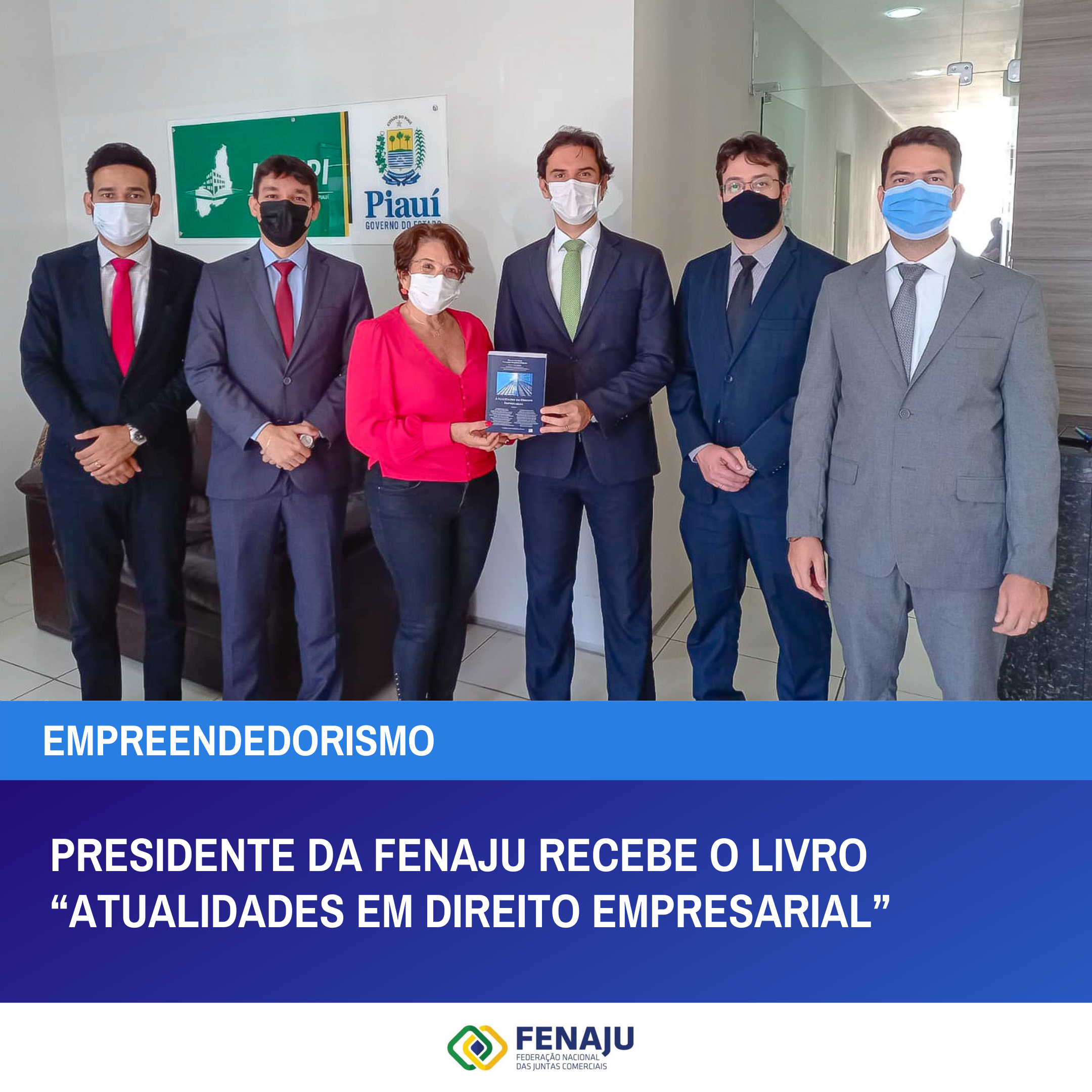 Read more about the article Presidente da Fenaju recebe o livro “Atualidades em Direito Empresarial”